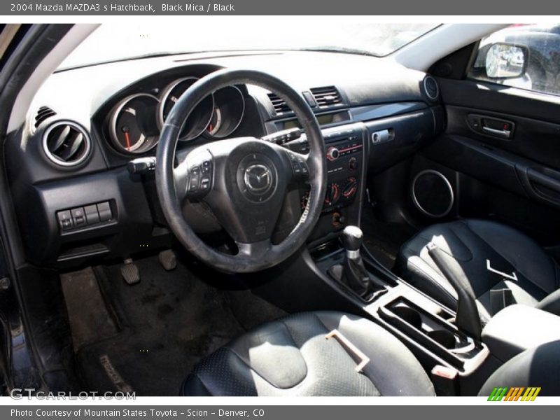 Black Mica / Black 2004 Mazda MAZDA3 s Hatchback