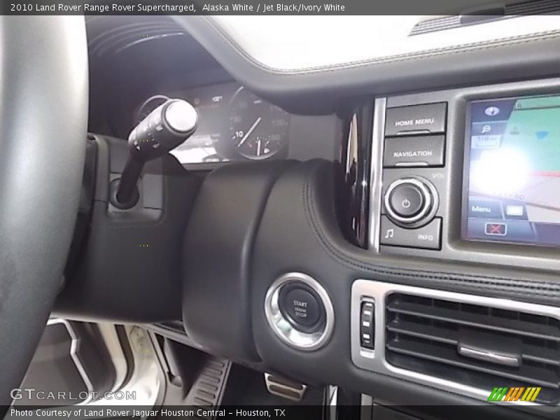 Controls of 2010 Range Rover Supercharged