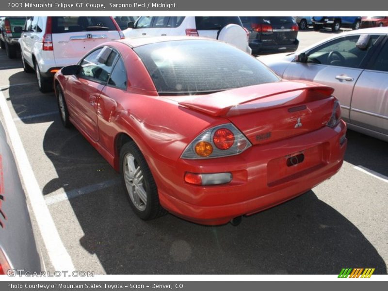 Saronno Red / Midnight 2003 Mitsubishi Eclipse GT Coupe