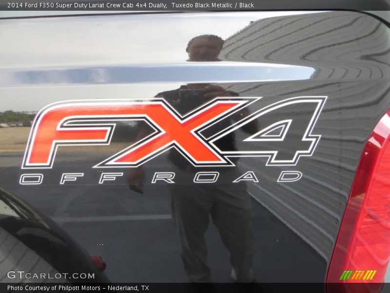 Tuxedo Black Metallic / Black 2014 Ford F350 Super Duty Lariat Crew Cab 4x4 Dually