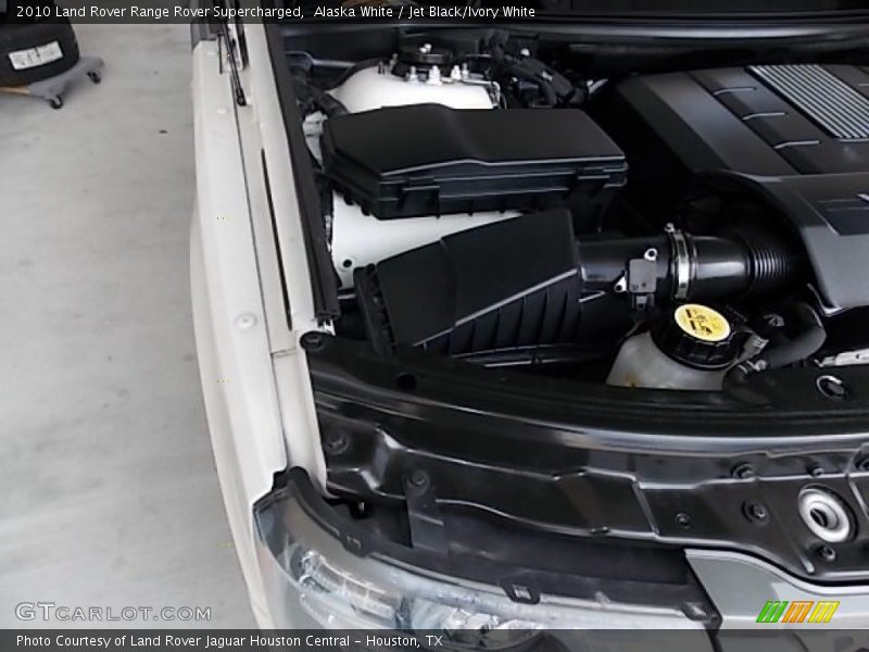 Alaska White / Jet Black/Ivory White 2010 Land Rover Range Rover Supercharged