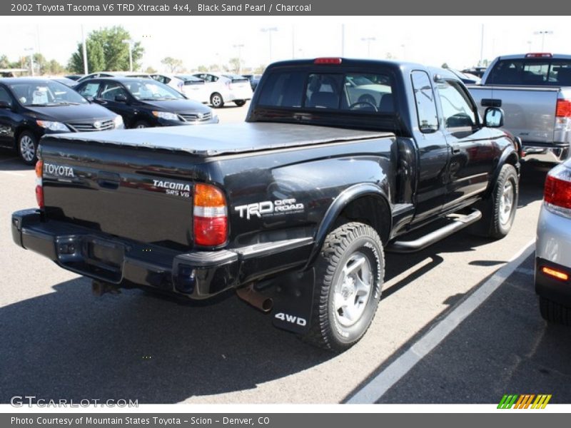 Black Sand Pearl / Charcoal 2002 Toyota Tacoma V6 TRD Xtracab 4x4