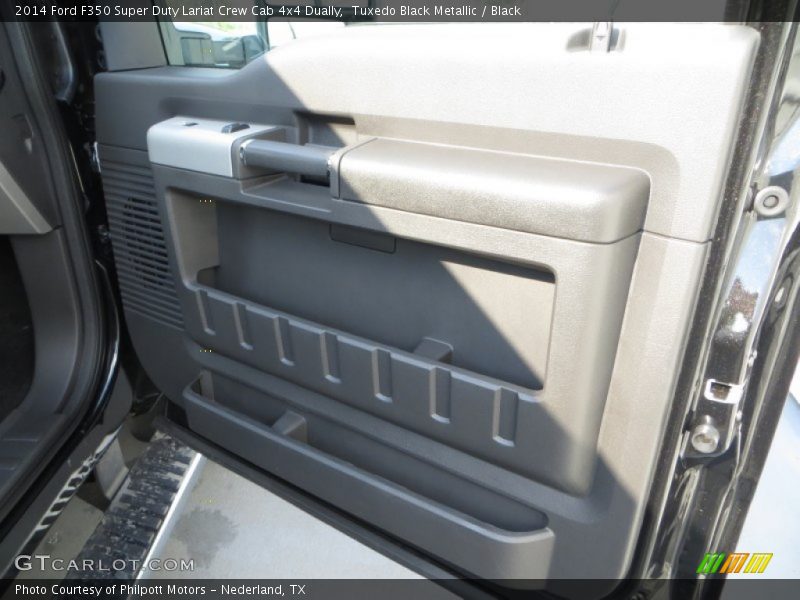 Tuxedo Black Metallic / Black 2014 Ford F350 Super Duty Lariat Crew Cab 4x4 Dually