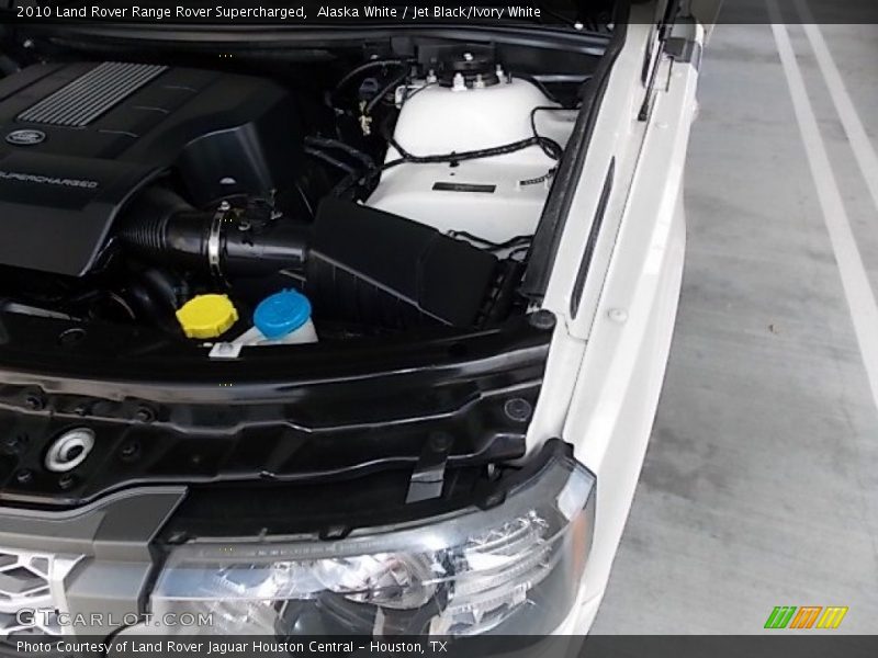 Alaska White / Jet Black/Ivory White 2010 Land Rover Range Rover Supercharged