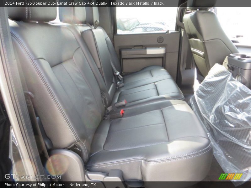 Rear Seat of 2014 F350 Super Duty Lariat Crew Cab 4x4 Dually
