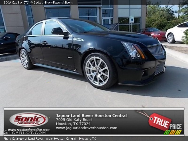 Black Raven / Ebony 2009 Cadillac CTS -V Sedan