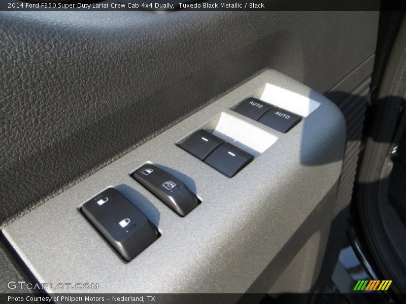 Tuxedo Black Metallic / Black 2014 Ford F350 Super Duty Lariat Crew Cab 4x4 Dually