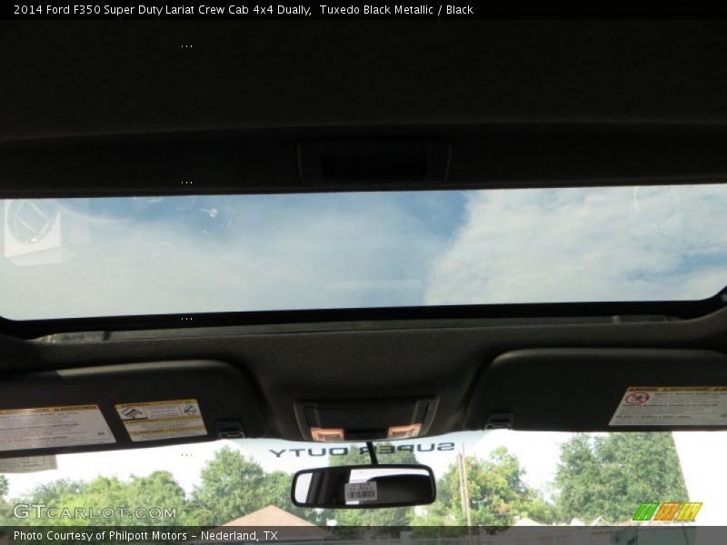 Tuxedo Black Metallic / Black 2014 Ford F350 Super Duty Lariat Crew Cab 4x4 Dually