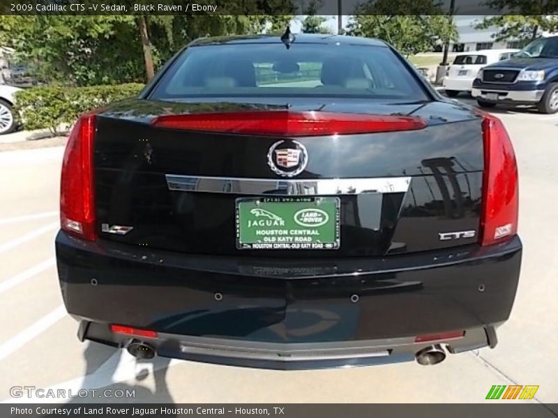 Black Raven / Ebony 2009 Cadillac CTS -V Sedan