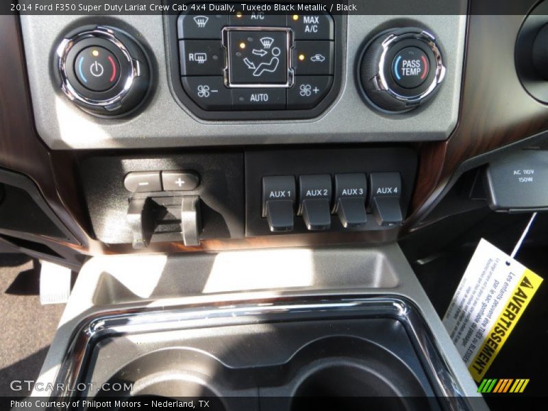 Tuxedo Black Metallic / Black 2014 Ford F350 Super Duty Lariat Crew Cab 4x4 Dually