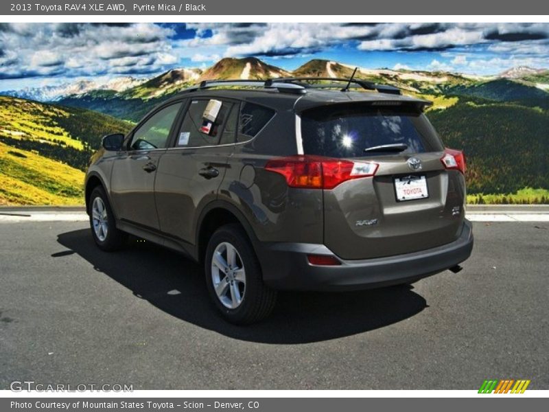 Pyrite Mica / Black 2013 Toyota RAV4 XLE AWD