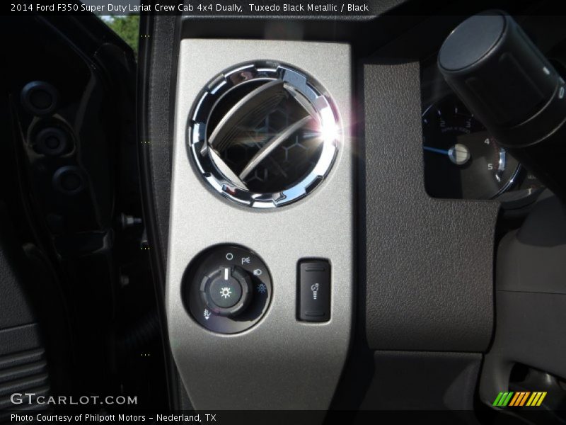 Tuxedo Black Metallic / Black 2014 Ford F350 Super Duty Lariat Crew Cab 4x4 Dually