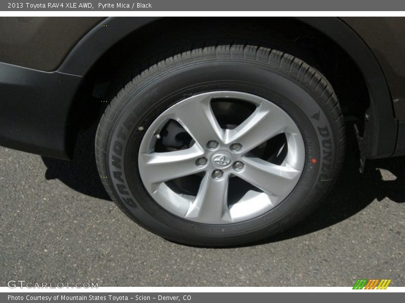 Pyrite Mica / Black 2013 Toyota RAV4 XLE AWD