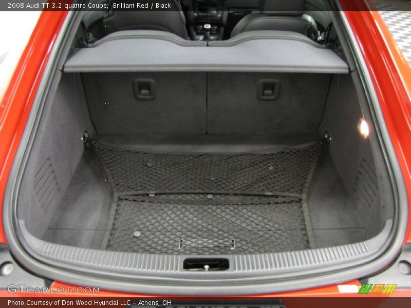 Brilliant Red / Black 2008 Audi TT 3.2 quattro Coupe