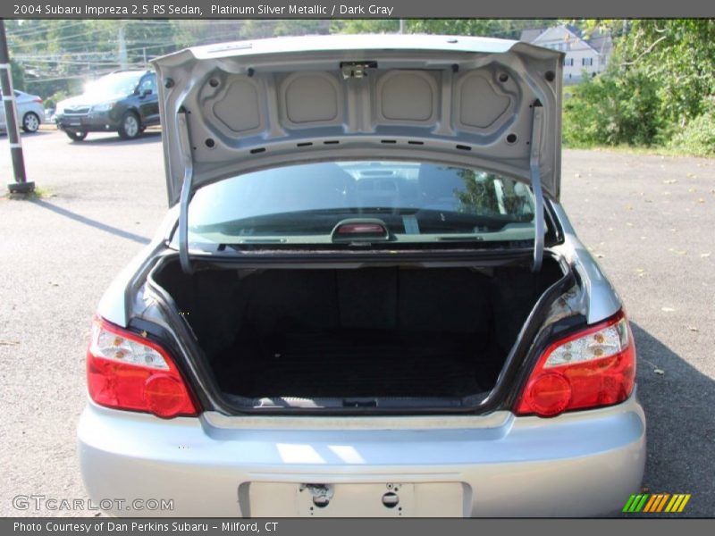 Platinum Silver Metallic / Dark Gray 2004 Subaru Impreza 2.5 RS Sedan