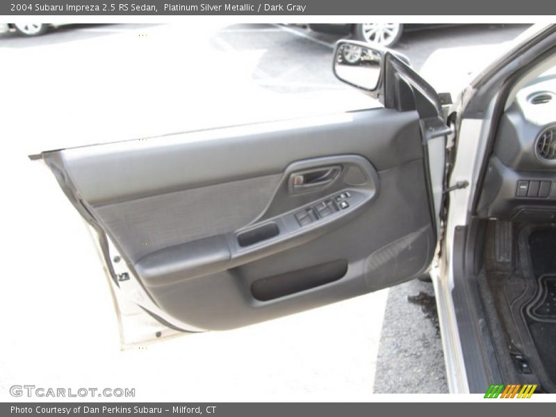 Platinum Silver Metallic / Dark Gray 2004 Subaru Impreza 2.5 RS Sedan