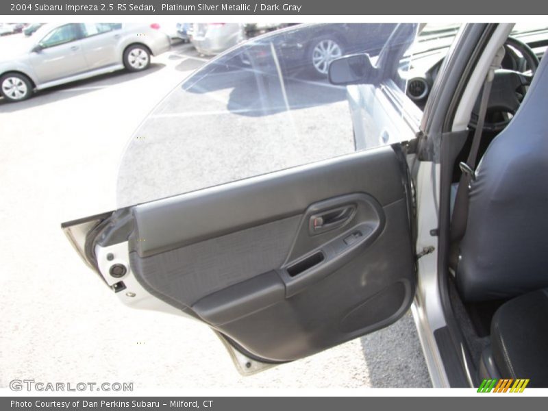 Platinum Silver Metallic / Dark Gray 2004 Subaru Impreza 2.5 RS Sedan