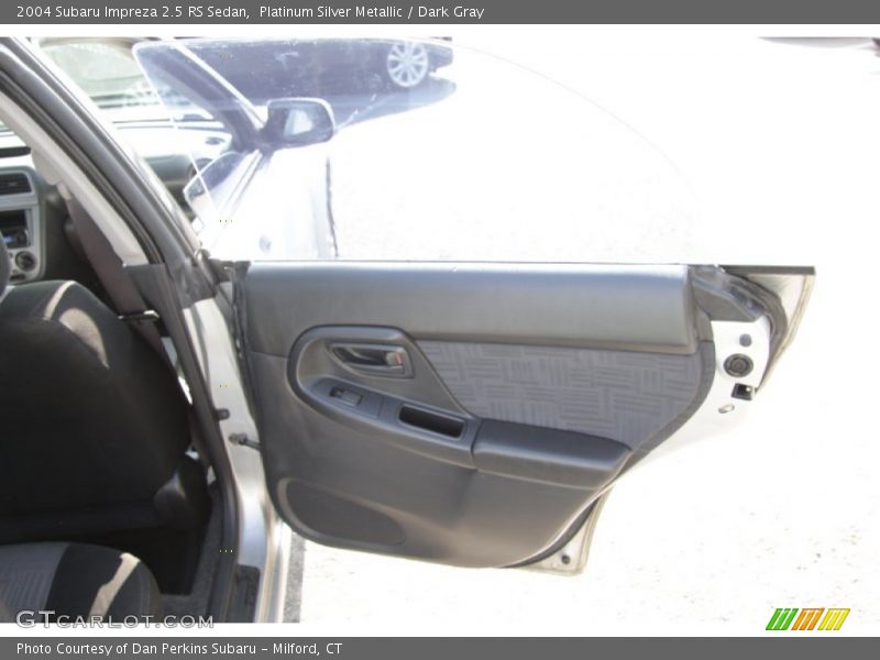 Platinum Silver Metallic / Dark Gray 2004 Subaru Impreza 2.5 RS Sedan
