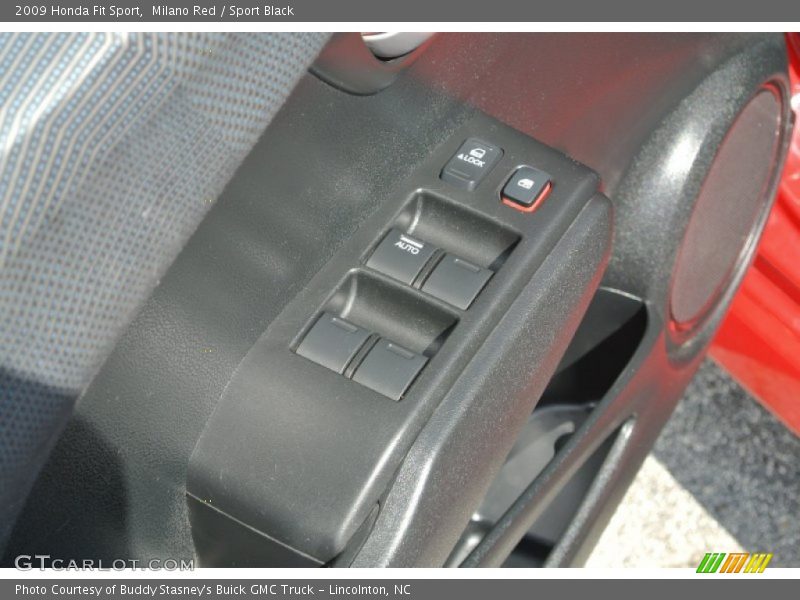 Milano Red / Sport Black 2009 Honda Fit Sport