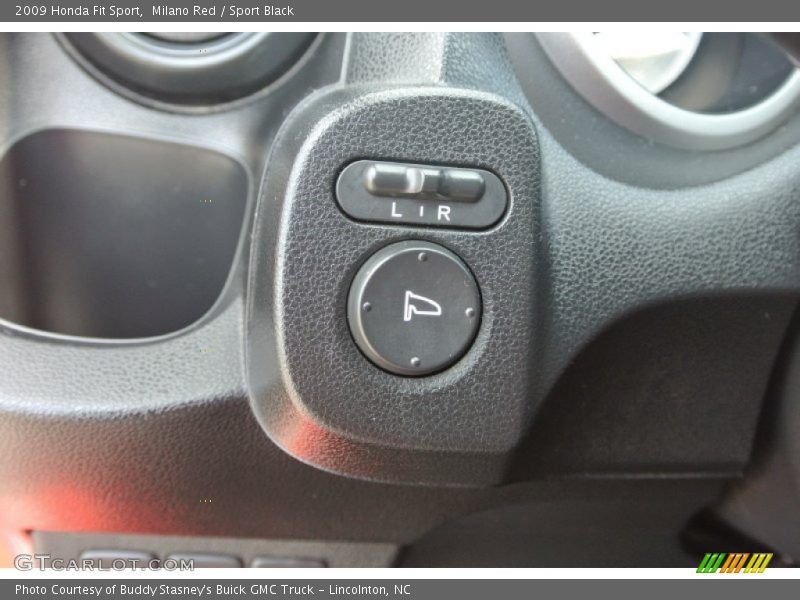 Milano Red / Sport Black 2009 Honda Fit Sport