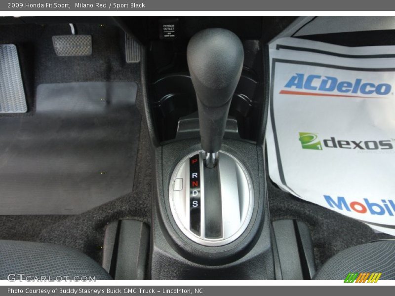 Milano Red / Sport Black 2009 Honda Fit Sport