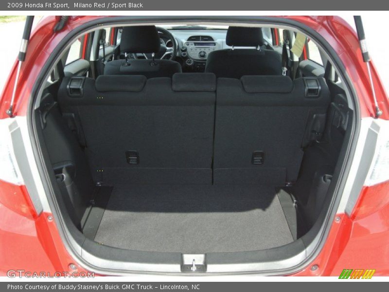 Milano Red / Sport Black 2009 Honda Fit Sport