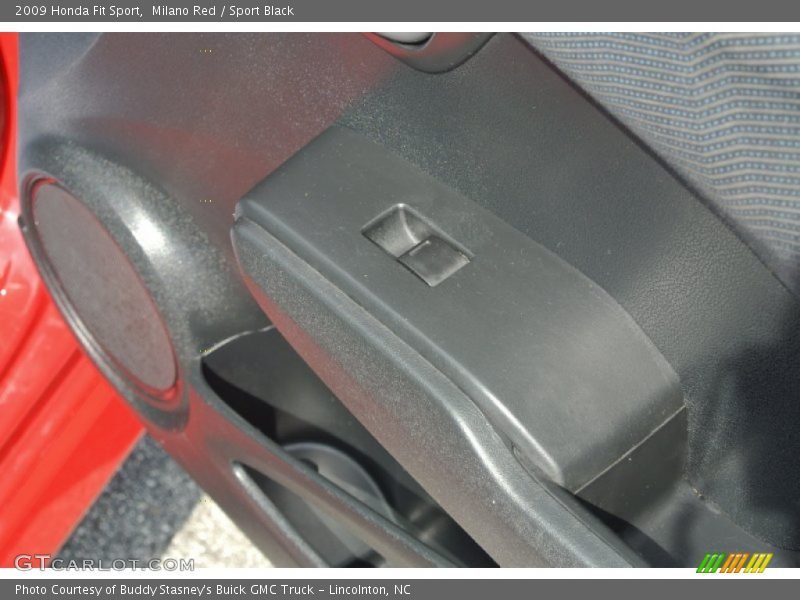 Milano Red / Sport Black 2009 Honda Fit Sport