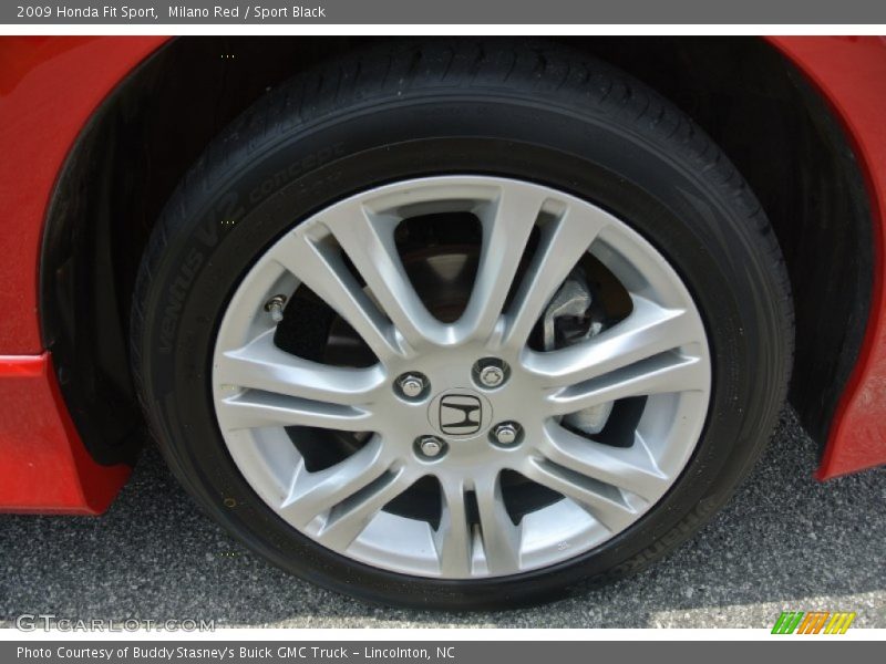 Milano Red / Sport Black 2009 Honda Fit Sport