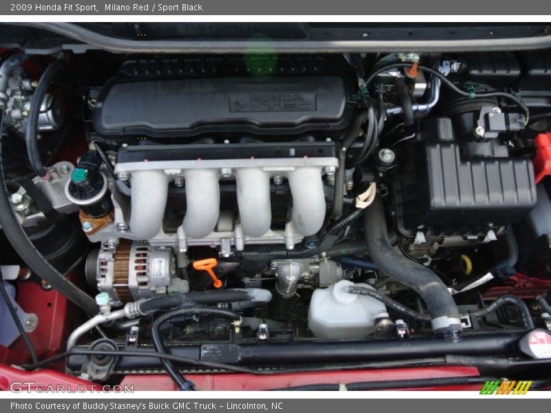 Milano Red / Sport Black 2009 Honda Fit Sport