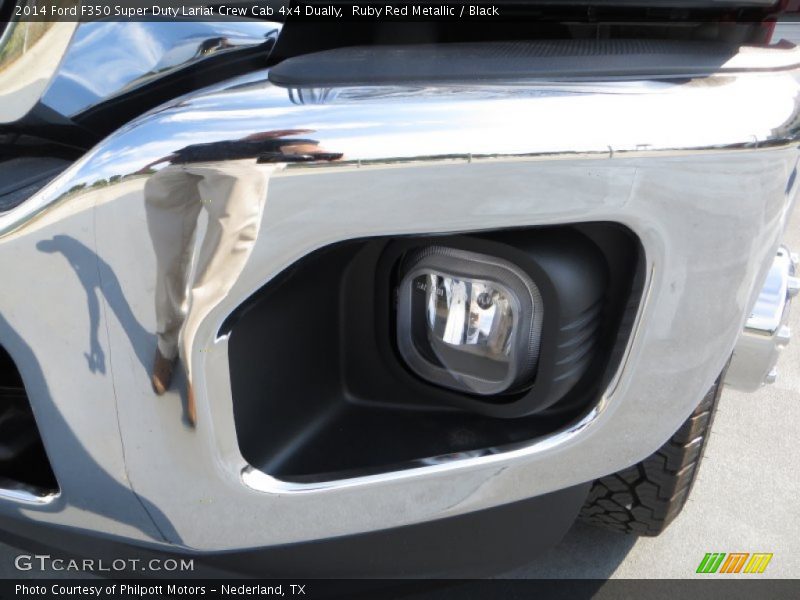 Ruby Red Metallic / Black 2014 Ford F350 Super Duty Lariat Crew Cab 4x4 Dually