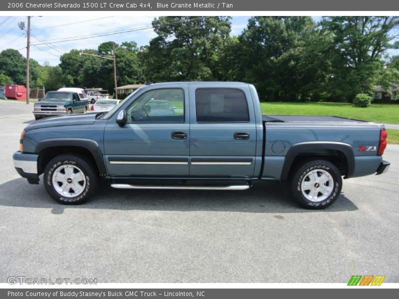 Blue Granite Metallic / Tan 2006 Chevrolet Silverado 1500 LT Crew Cab 4x4