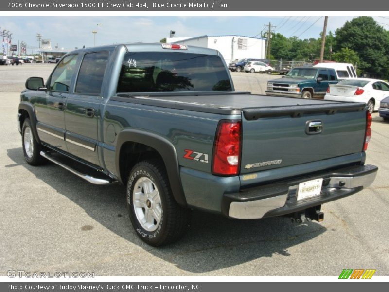 Blue Granite Metallic / Tan 2006 Chevrolet Silverado 1500 LT Crew Cab 4x4