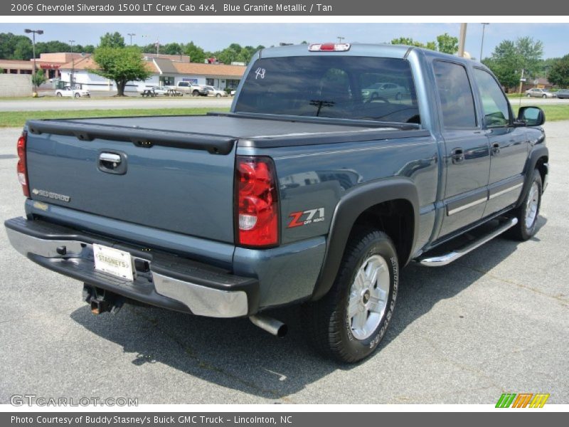 Blue Granite Metallic / Tan 2006 Chevrolet Silverado 1500 LT Crew Cab 4x4