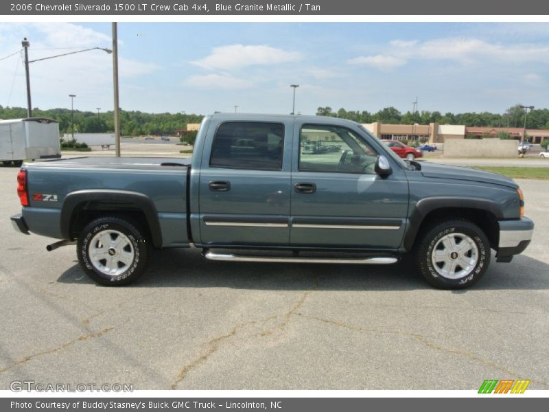 Blue Granite Metallic / Tan 2006 Chevrolet Silverado 1500 LT Crew Cab 4x4