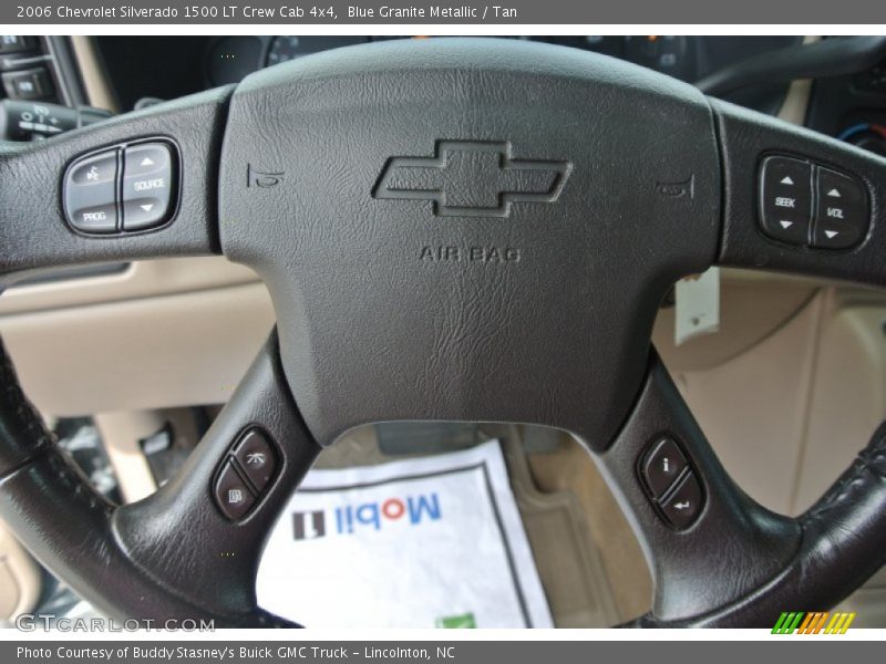 Blue Granite Metallic / Tan 2006 Chevrolet Silverado 1500 LT Crew Cab 4x4