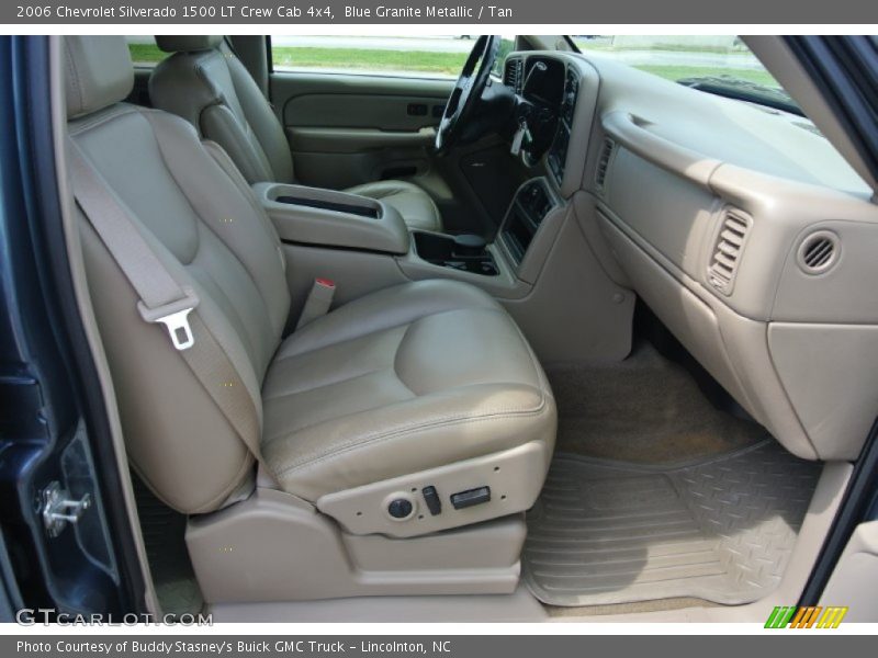 Blue Granite Metallic / Tan 2006 Chevrolet Silverado 1500 LT Crew Cab 4x4