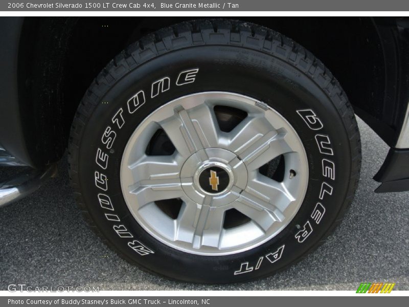 Blue Granite Metallic / Tan 2006 Chevrolet Silverado 1500 LT Crew Cab 4x4
