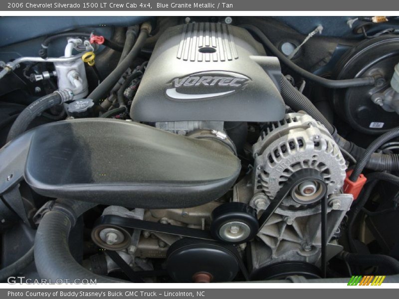 Blue Granite Metallic / Tan 2006 Chevrolet Silverado 1500 LT Crew Cab 4x4