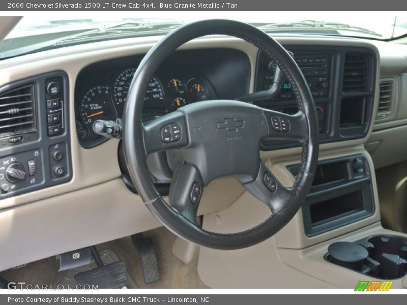 Blue Granite Metallic / Tan 2006 Chevrolet Silverado 1500 LT Crew Cab 4x4