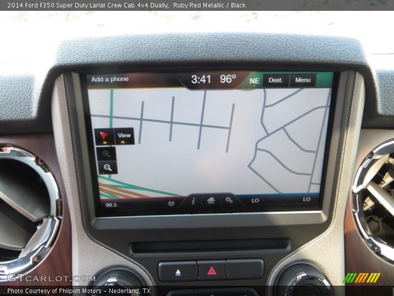 Navigation of 2014 F350 Super Duty Lariat Crew Cab 4x4 Dually