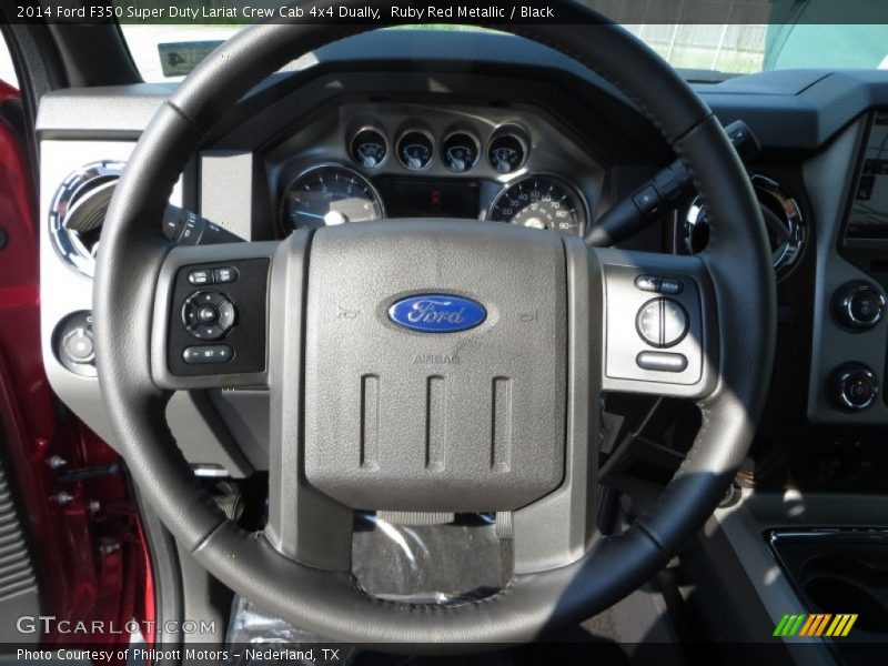  2014 F350 Super Duty Lariat Crew Cab 4x4 Dually Steering Wheel