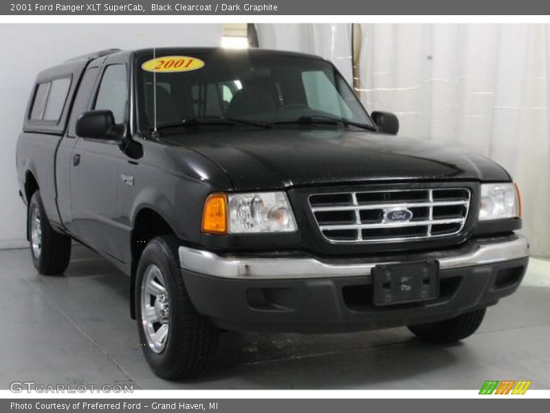 Black Clearcoat / Dark Graphite 2001 Ford Ranger XLT SuperCab