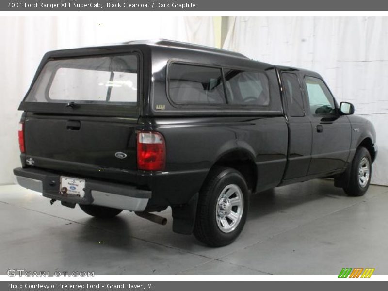 Black Clearcoat / Dark Graphite 2001 Ford Ranger XLT SuperCab