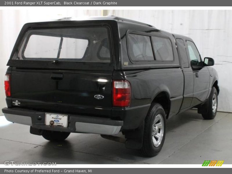 Black Clearcoat / Dark Graphite 2001 Ford Ranger XLT SuperCab