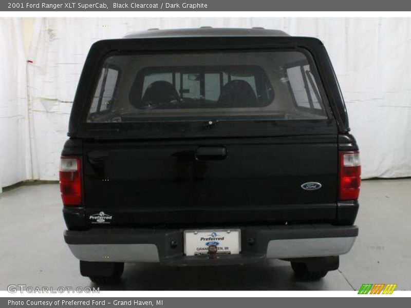 Black Clearcoat / Dark Graphite 2001 Ford Ranger XLT SuperCab