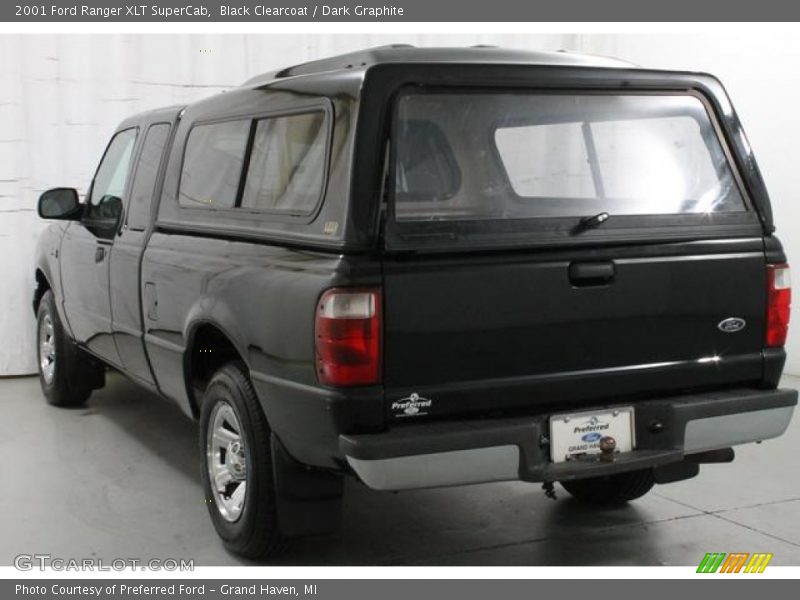 Black Clearcoat / Dark Graphite 2001 Ford Ranger XLT SuperCab
