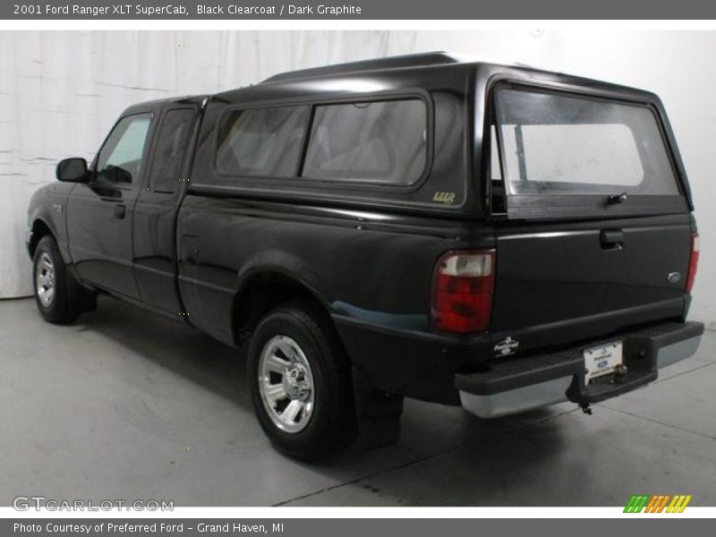 Black Clearcoat / Dark Graphite 2001 Ford Ranger XLT SuperCab