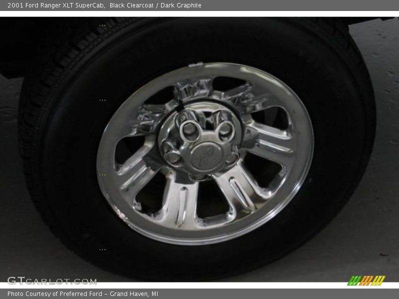 Black Clearcoat / Dark Graphite 2001 Ford Ranger XLT SuperCab