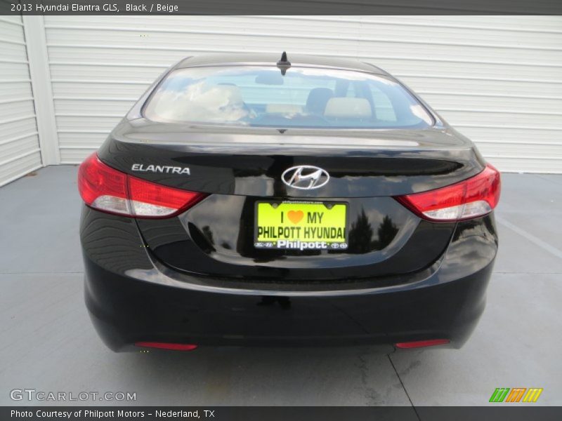 Black / Beige 2013 Hyundai Elantra GLS