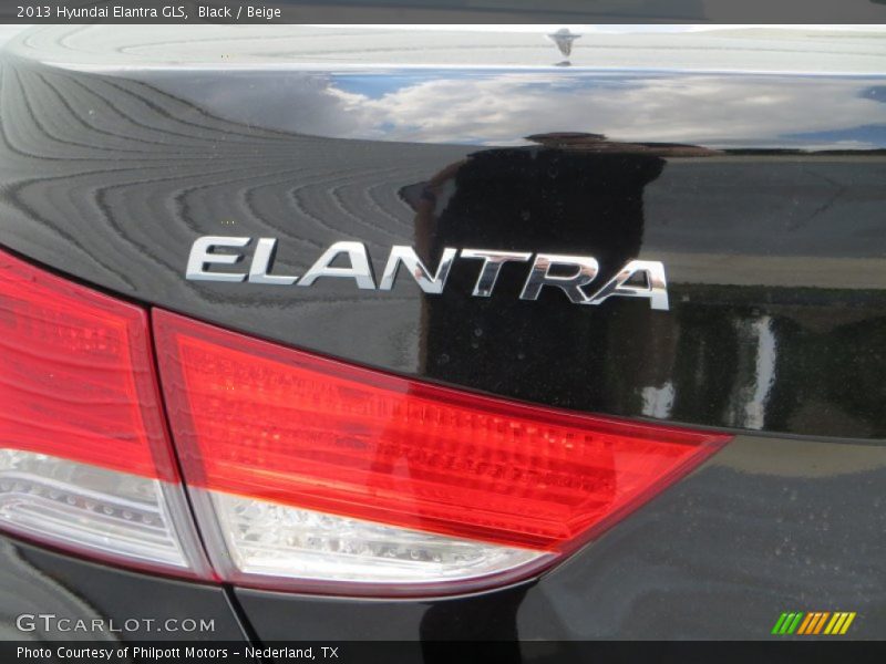 Black / Beige 2013 Hyundai Elantra GLS